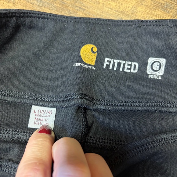 Carhartt Force Midweight Utility Legging Cargo Pockets Fitted Womens Large 12/14 - Picture 5 of 9